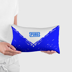 Подушка-антистресс PUBG синие краски, цвет: 3D-принт — фото 2
