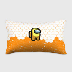 Подушка-антистресс Амонг ас оранжевый, цвет: 3D-принт