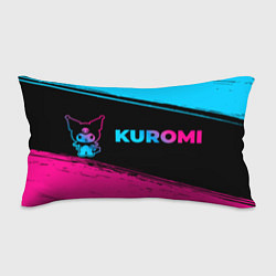 Подушка-антистресс Kuromi - neon gradient по-горизонтали, цвет: 3D-принт