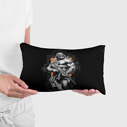 Подушка-антистресс Античный воин с АК-47, цвет: 3D-принт — фото 2