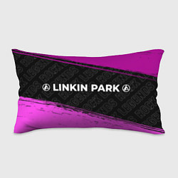 Подушка-антистресс Linkin Park 2024 rock legends по-горизонтали, цвет: 3D-принт