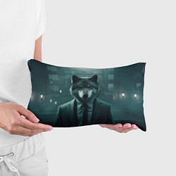 Подушка-антистресс Волк в пиджаке, цвет: 3D-принт — фото 2
