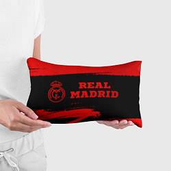 Подушка-антистресс Real Madrid - red gradient по-горизонтали, цвет: 3D-принт — фото 2