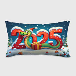 Подушка-антистресс Змея символ года 2025, цвет: 3D-принт
