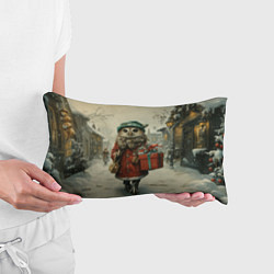 Подушка-антистресс Сова с подарком, цвет: 3D-принт — фото 2