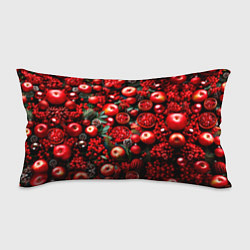 Подушка-антистресс Рождественские ягоды и фрукты, цвет: 3D-принт