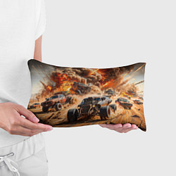 Подушка-антистресс Mad Max - explosion cars, цвет: 3D-принт — фото 2