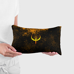 Подушка-антистресс Quake краски брызги оранжевый, цвет: 3D-принт — фото 2