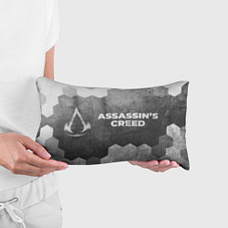 Подушка-антистресс Assassins Creed - grey gradient по-горизонтали, цвет: 3D-принт — фото 2