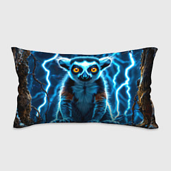 Подушка-антистресс Лемур и удар молнии, цвет: 3D-принт