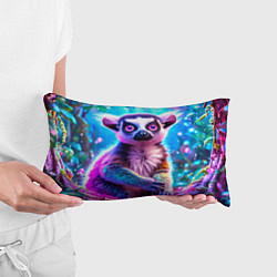 Подушка-антистресс Лемур в сказочном лесу, цвет: 3D-принт — фото 2