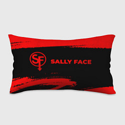 Подушка-антистресс Sally Face - red gradient по-горизонтали, цвет: 3D-принт