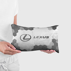 Подушка-антистресс Lexus - white gradient по-горизонтали, цвет: 3D-принт — фото 2