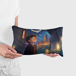 Подушка-антистресс Удивленный Гарри Поттер и сова, цвет: 3D-принт — фото 2