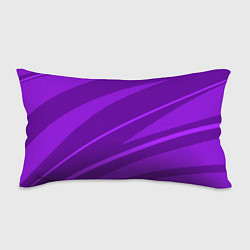 Подушка-антистресс Фиолетовый однотонный абстракция с полосой, цвет: 3D-принт