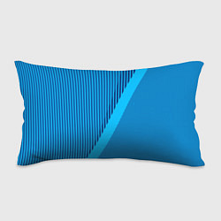 Подушка-антистресс Сине-голубой с широкой полосой, цвет: 3D-принт