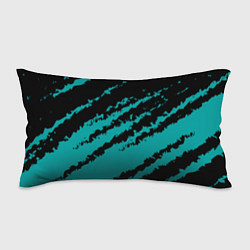 Подушка-антистресс The color is black and light blue, цвет: 3D-принт