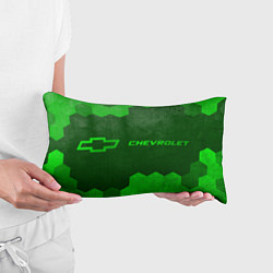 Подушка-антистресс Chevrolet - green gradient по-горизонтали, цвет: 3D-принт — фото 2