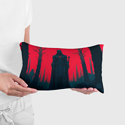 Подушка-антистресс Фигура в чёрном, цвет: 3D-принт — фото 2