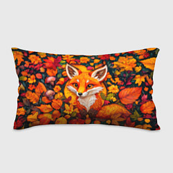Подушка-антистресс Лисенок в осенних листьях, цвет: 3D-принт