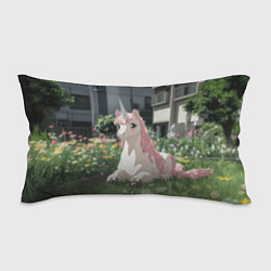 Подушка-антистресс Единорог в городе, цвет: 3D-принт