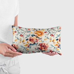 Подушка-антистресс Паттерн с переплетением цветов, цвет: 3D-принт — фото 2