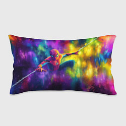 Подушка-антистресс Человек - паук радужные краски, цвет: 3D-принт