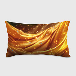 Подушка-антистресс Золотая ткань с блестками, цвет: 3D-принт