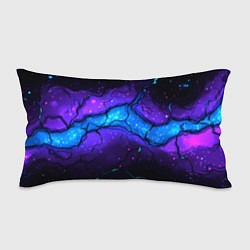 Подушка-антистресс Синяя звездная полоса в плите текстура, цвет: 3D-принт