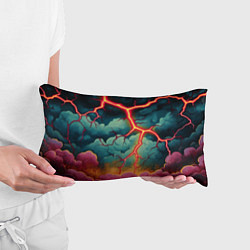 Подушка-антистресс Молнии в виде разлома, цвет: 3D-принт — фото 2