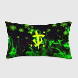 Подушка-антистресс Doom кислотный снег в огне лого, цвет: 3D-принт