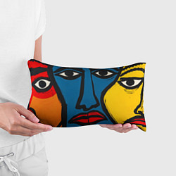 Подушка-антистресс Арт с лицами, цвет: 3D-принт — фото 2
