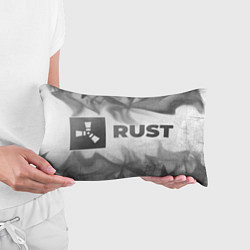 Подушка-антистресс Rust - white gradient по-горизонтали, цвет: 3D-принт — фото 2