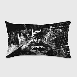 Подушка-антистресс Бэтмен черно-белый стиль, цвет: 3D-принт