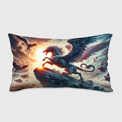 Подушка-антистресс Пегас тёмных сил - нейроарт, цвет: 3D-принт
