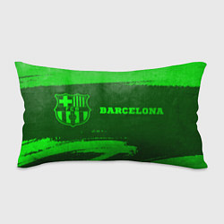 Подушка-антистресс Barcelona - green gradient по-горизонтали, цвет: 3D-принт