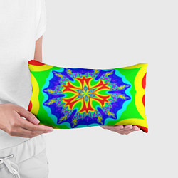 Подушка-антистресс Неоновая психоделика узор, цвет: 3D-принт — фото 2