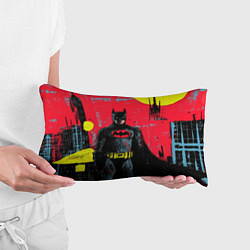 Подушка-антистресс Бэтмен красками, цвет: 3D-принт — фото 2