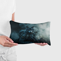 Подушка-антистресс Волк солдат, цвет: 3D-принт — фото 2