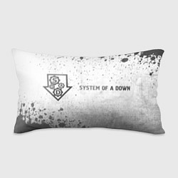 Подушка-антистресс System of a Down - white gradient по-горизонтали, цвет: 3D-принт