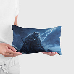 Подушка-антистресс Волк повелитель молний, цвет: 3D-принт — фото 2