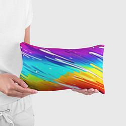 Подушка-антистресс Радужные брызги краски текстура, цвет: 3D-принт — фото 2