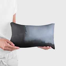 Подушка-антистресс Абстракция с серым и черным, цвет: 3D-принт — фото 2