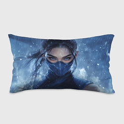 Подушка-антистресс Боец Китана Мортал комбат, цвет: 3D-принт