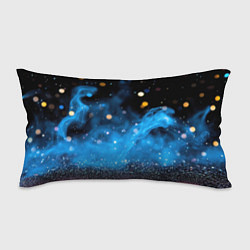 Подушка-антистресс Синяя текстура бокке, цвет: 3D-принт