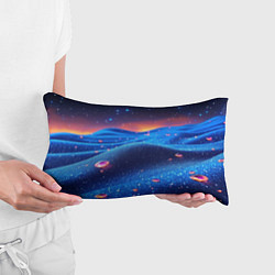 Подушка-антистресс Синяя дюна - текстура, цвет: 3D-принт — фото 2
