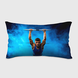 Подушка-антистресс Турникмен синий дым, цвет: 3D-принт