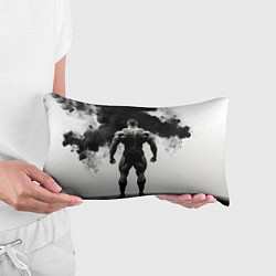 Подушка-антистресс Бодибилдер и черный дым, цвет: 3D-принт — фото 2