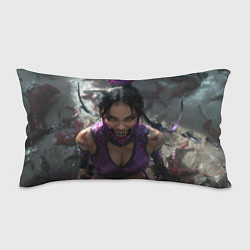 Подушка-антистресс Сумасшедшая Милина без маски, цвет: 3D-принт