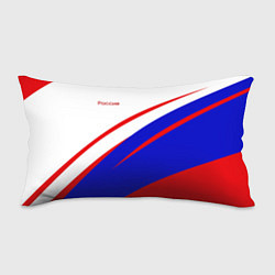 Подушка-антистресс Россия бело-сине-красный, цвет: 3D-принт